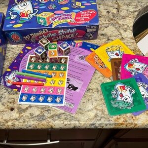 Rare McDonald's Shake Shake SHAKE ed ucational game *play in car or home*